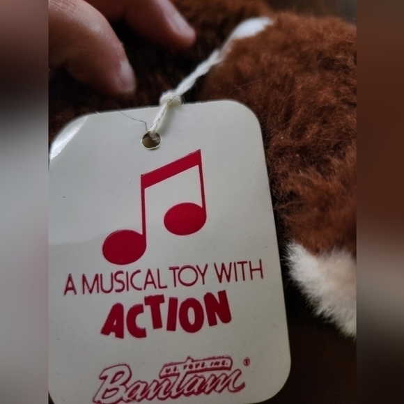 Vintage bantam musical teddy bear - Picture 7 of 9